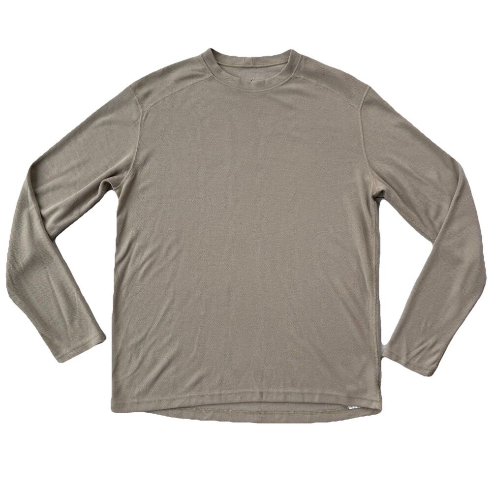 Drifire Shirt Mens Medium Brown Flame Fire Resistant USA Made Base Layer A1